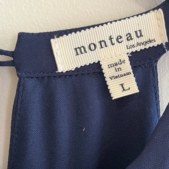 Monteau navy blue dress - Picture 3 of 3